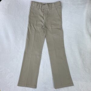 Gap Kids 12 Khaki Pants‎ Adjustable Waist Boys 5 Pocket Beige Solid Uniform